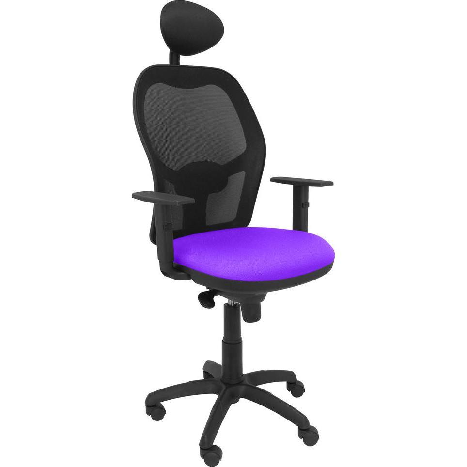 Piqueras y Crespo, Bürostuhl, Bürostuhl mit Kopfstütze Jorquera P&C BALI82C Lila