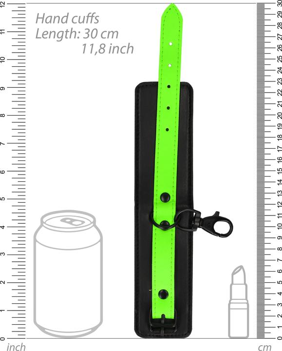 Immagine prodotto Ouch! Hand & Ankle Cuffs with Hogtie - Glow in the Dark