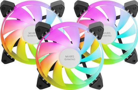 Actual product image Mars Gaming MF-3A (120 mm, 3 x)