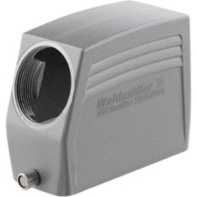 Weidmüller Alloggiamento del gommino Staffa longitudinale Alu IP66 1787050000, Cavo + Spina elettrica, Grigio