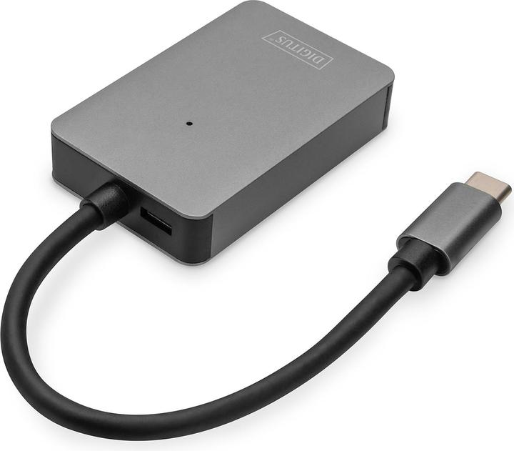 Produktbild Digitus USB-C Card Reader, 2 Port, High Speed (USB 2.0)