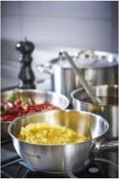 Actual product image de Buyer PRIM'APPETY sauté pan conical Ø28cm, induction (28 cm, Stainless steel)