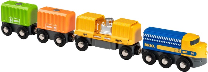Brio three-car freight train