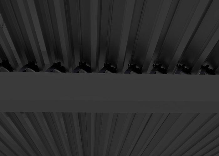 Produktbild Mendler Alu Pergola HWC-L41, stabiles 8cm-Metall-Gestell 3x3,7m, anthrazit (306 cm, 368 cm)