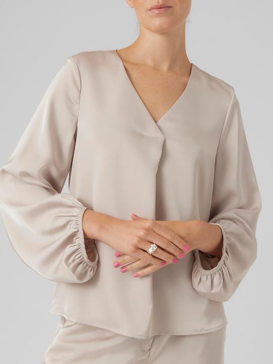 Produktbild Vero Moda Vmlovie L/S V-Neck Detail Top Wv Pop6 Ga Top (XS)