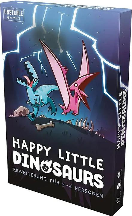 Unstable Games Happy Little Dinosaurs - Expansion for 5 to 6 people, card game (German, 2 - 6 Players)