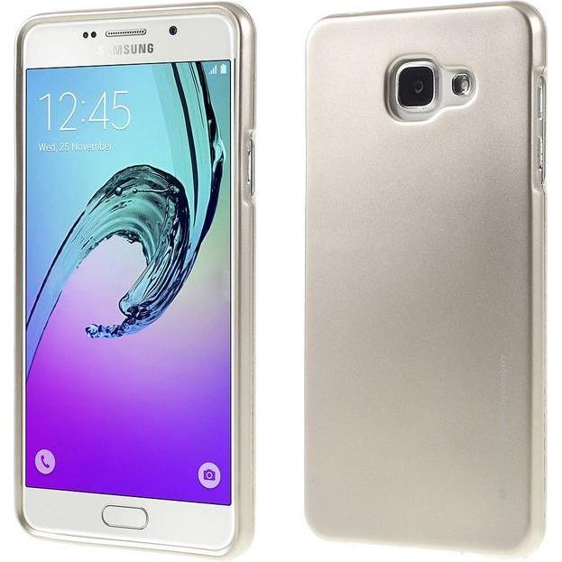 Goospery i Jelly Metal Series (Samsung Galaxy A7 (2016)), Smartphone Hülle, Gold