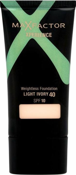 Actual product image Max Factor Xperience Weightless Foundation Light Ivory 40 SPF 10 30ml (Light ivory)