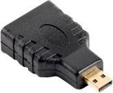 Actual product image Lanberg AD-0015-BK Cable Interface/Adapter HDMI Micro HDMI Black (HDMI, Micro HDMI)