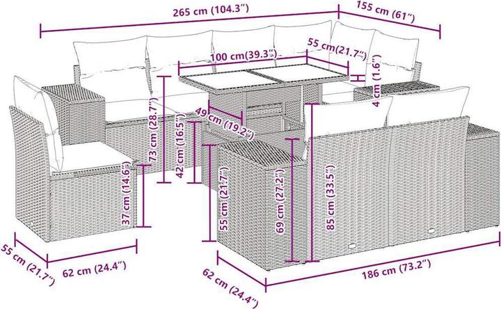 Produktbild vidaXL Camden