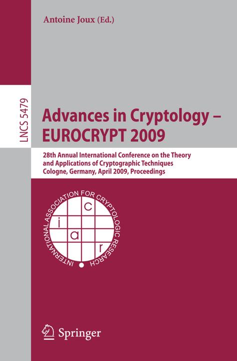 Advances in Cryptology - EUROCRYPT 2009 (Englisch, 2009)