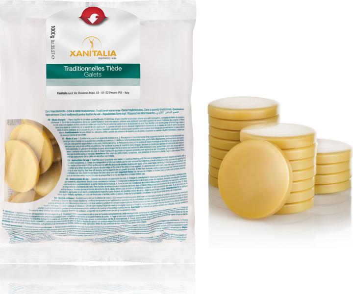 Immagine prodotto XanitaliaPro Hard Wax Traditionnelles Tiède Gelb 1000 g (1 x, 1000 g)