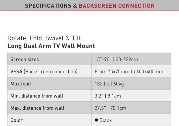 Nutritional values and ingredients Barkan WH 464L (Wall, 90", 60 kg)