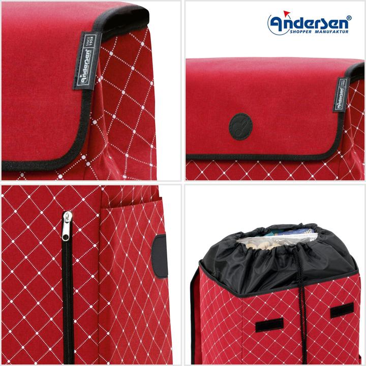 Image du produit Andersen Chariot de courses Treppensteiger Scala Shopper Sofia 58 cm