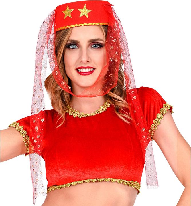 Immagine prodotto Widmann Orientalischer Haremshut mit Schleier Rot