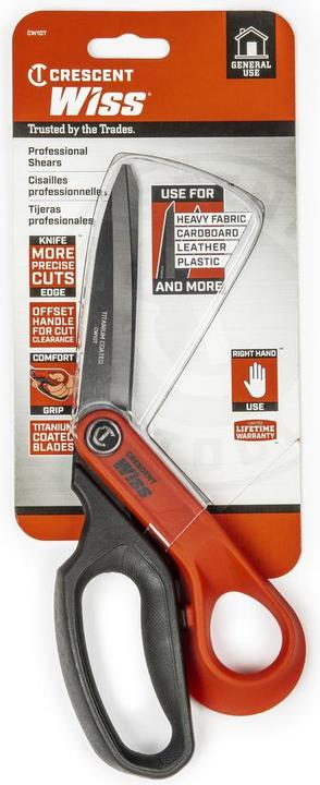 Produktbild Crescent Titanbeschichtete Handwerkerschere Stahl 254mm (25.40 cm)