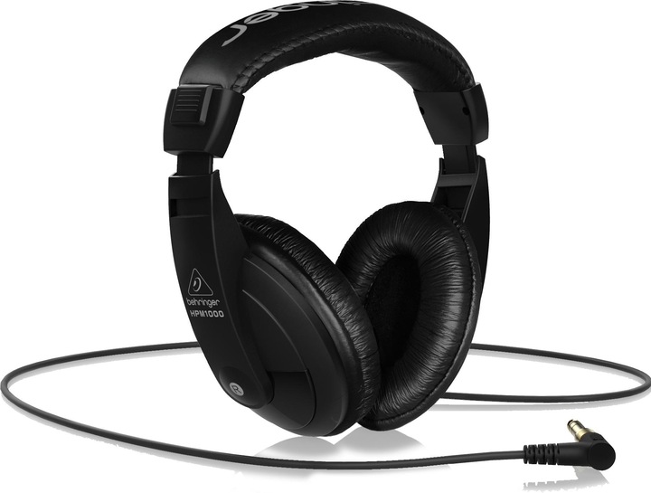 Produktbild Behringer HPM1000-BK Kopfhörer & Headset Kabelgebunden Kopfband Bühne/Studio Schwarz (Kabelgebunden)