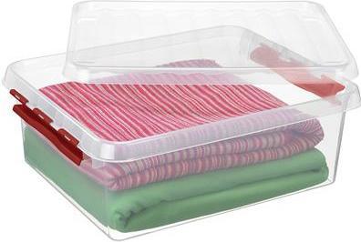 Immagine prodotto Sunware Cassetta di stoccaggio Q-line 25L rosso trasparente (25 l)