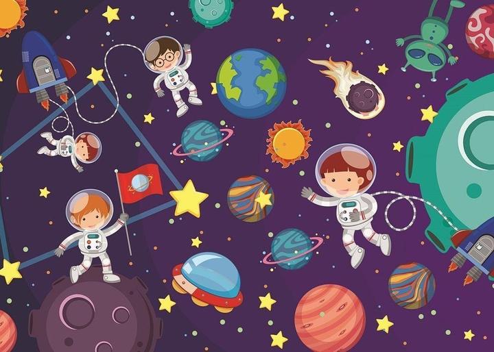 Actual product image Heidi Cheese Line Heidi 4495 children's puzzle 60&35 pcs. The Little Astronauts (35 pieces)