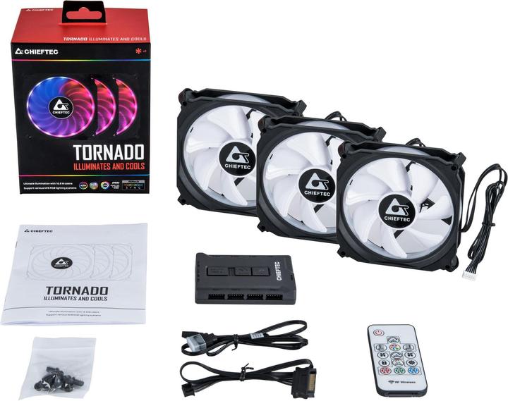 Immagine prodotto Chieftec CF-3012-RGB (120 mm, 3 x)