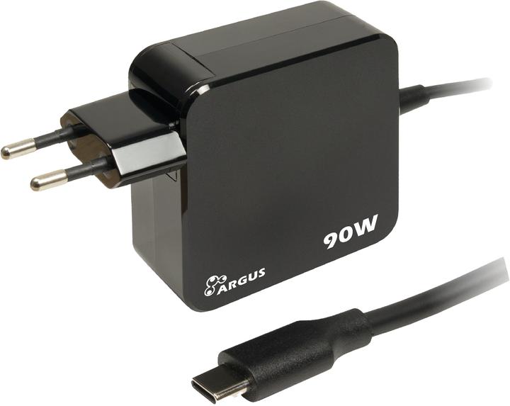 Actual product image Intertech Inter-Tech PD-Charger USB C,PSU PD-2090, PD 90W, black (90 W)