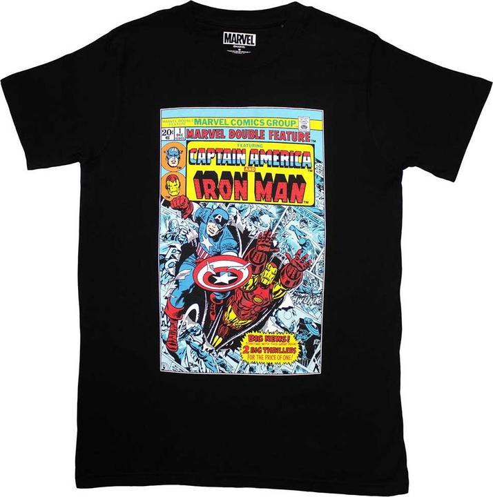 Marvel Comics Captain America & Iron Man Comic Cover