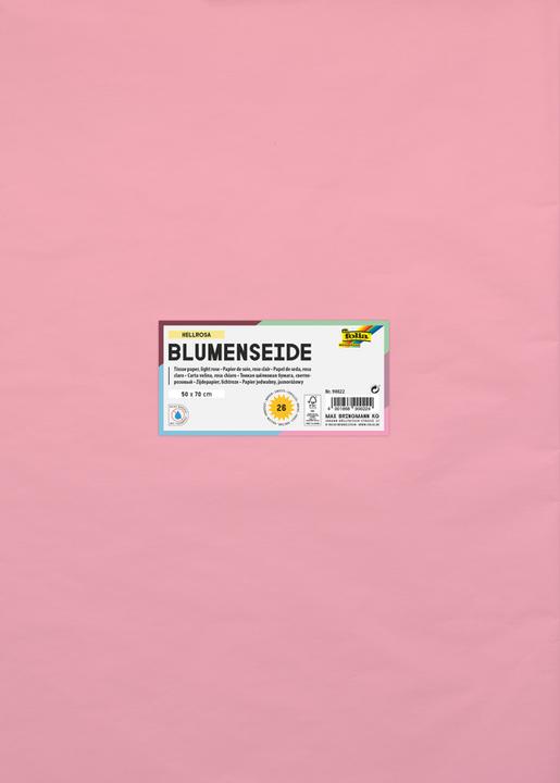 Actual product image Werola Tissue paper pink, 24 sheets 50x75cm (19 g/m², 1 x)
