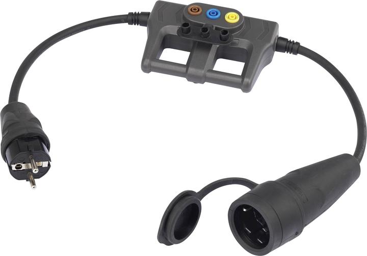 Voltcraft Measuring adapter ( earthing contact rubber plug (Adapter)