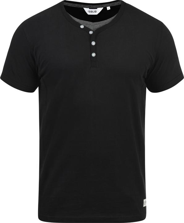 Immagine prodotto Solid Dorian T-Shirt A Maniche Corte Maglietta Da Uomo Con Collo Grandad (S)