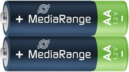 Image du produit MediaRange MRBAT123 (2 pcs, AA / LR6 / LR06 / Mignon / R6 / R14505, 2600 mAh)