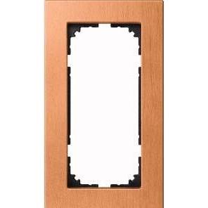 Merten, Zubehör Schalterprogramm, Rahmen 1f buche mt M-PLAN Holz f.GEB-K MEG4058-3470