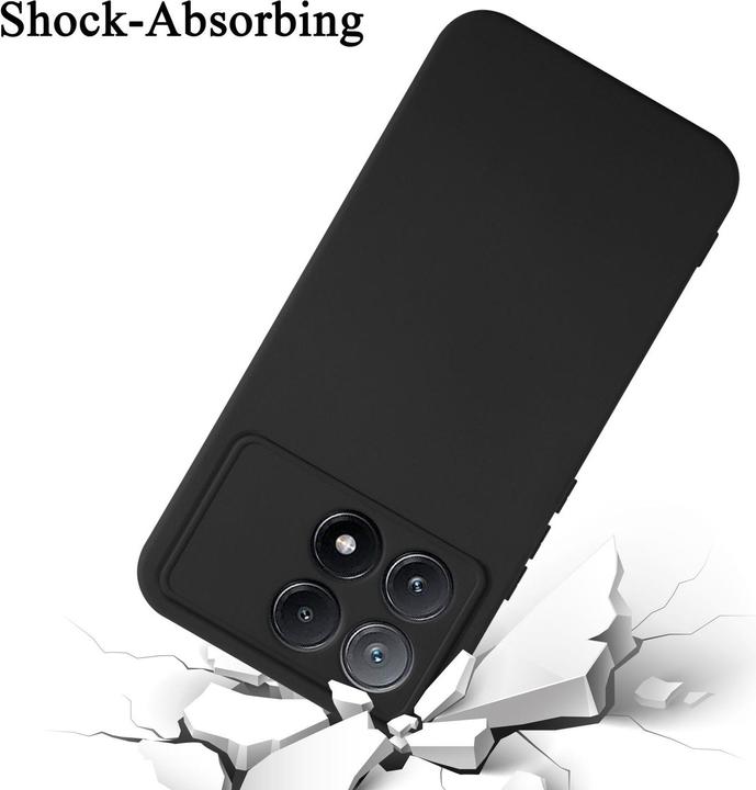 Image du produit Cadorabo Housse pour Xiaomi Poco X6 Pro TPU en design Liquid Protection silicone (Xiaomi Poco X6 Pro)