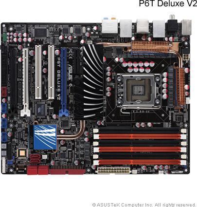ASUS P6T Deluxe V2, Intel X58, LGA 1366, SLI, CFX (LGA 1366, ATX)