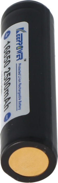 Produktbild Keeppower Akku 16650 bzw. 17650 geschützt Pluspol erhöht UR16650ZTA (1 Stk., 16650, 2500 mAh)