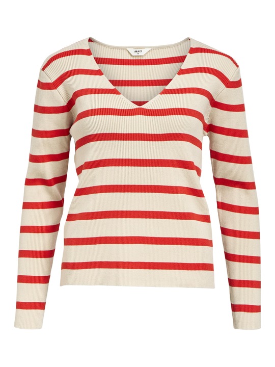 Object Gestreiftes Stricktop