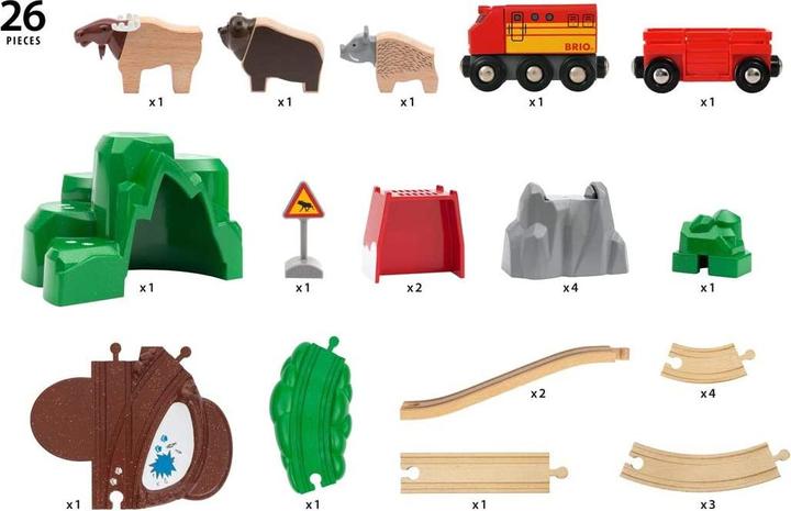 Immagine prodotto Brio Set di animali della foresta nordica