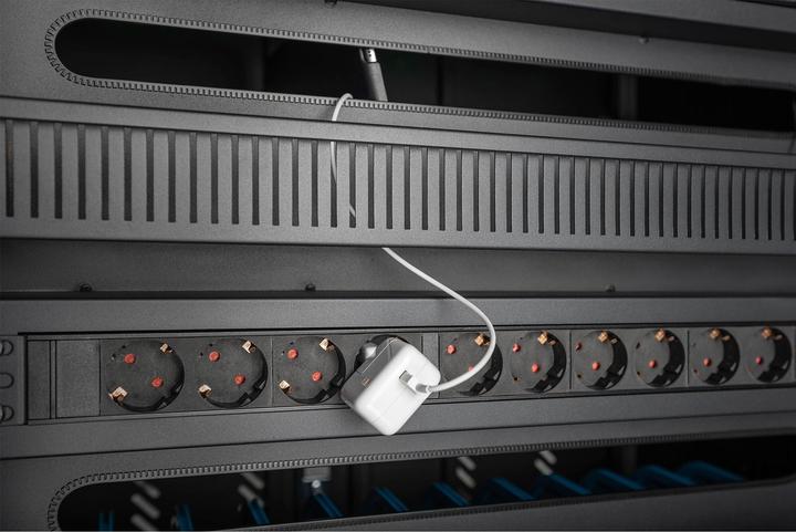 Image du produit Digitus Chariot de chargement pour ordinateurs portables / tablettes jusqu'à 15,6 pouces (43.19 HE, Rack 19 pouces)