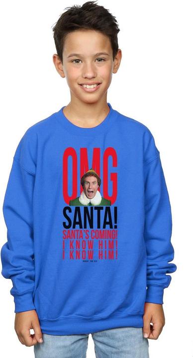 Produktbild Elf OMG Santa I Know Him Sweatshirt Jungen (140, 146)