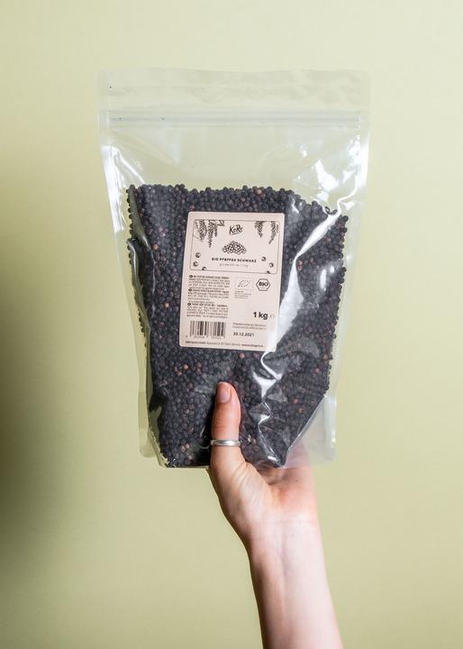 Produktbild KoRo Bio Pfeffer schwarz ganze Körner (1000 g)