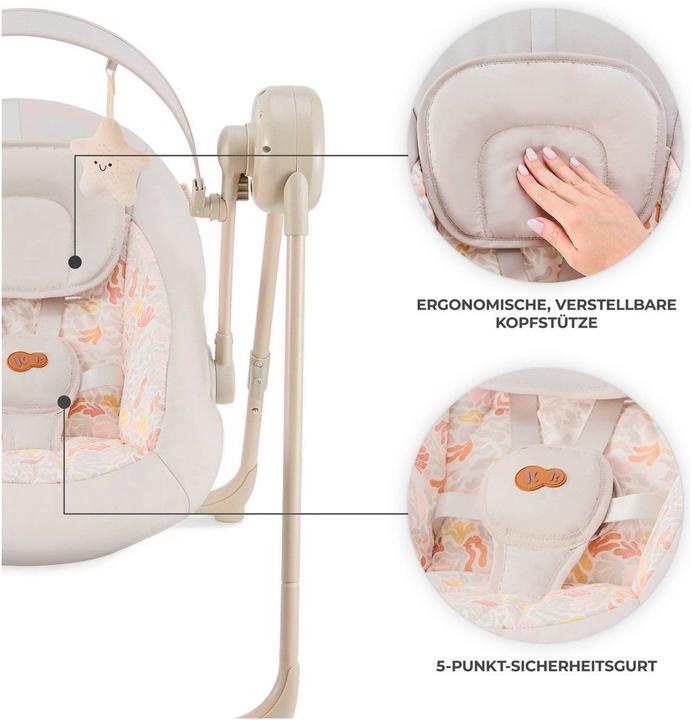 Produktbild KinderKraft bouncer SWINGEE beige