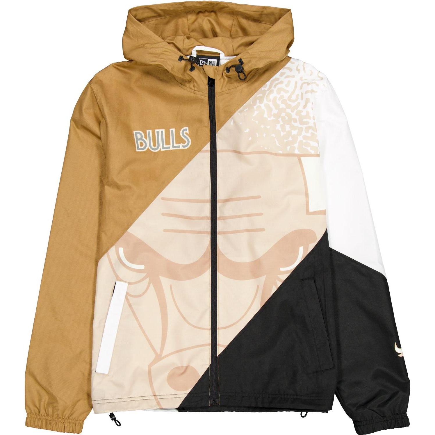 New Era, Damen, Jacke, Windbreaker Jacke - NBA CITY Chicago Bulls - L (L), Beige, L
