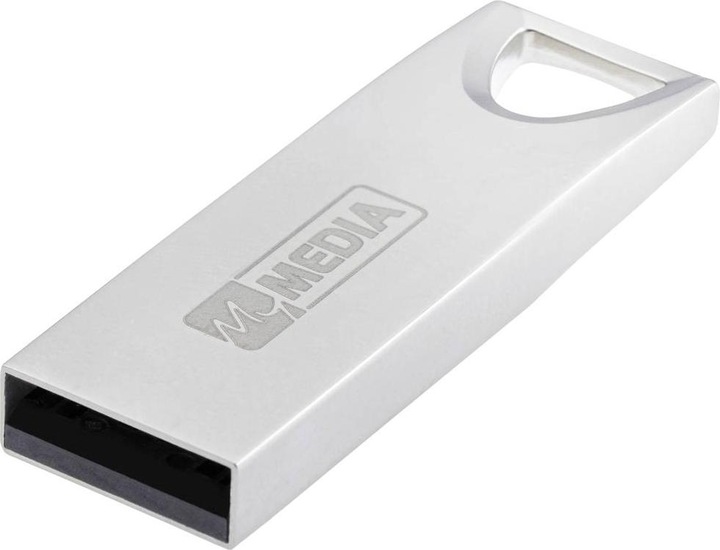 Image du produit MyMedia Clé USB 2.0 32 Go, My Alu, argentée (64 Go, USB 2.0)