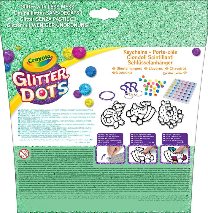 Produktbild Crayola Glitter Dots Keychain