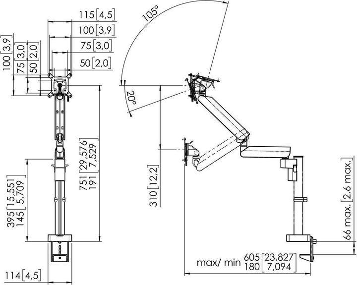 Produktbild Vogels Pro Motion 4137 (Tisch, 43", 10 kg)
