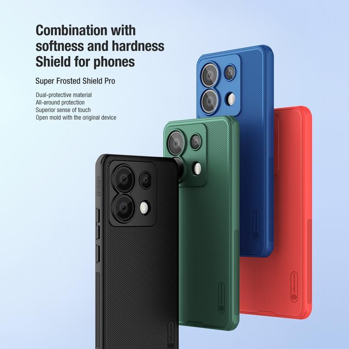 Immagine prodotto Nillkin Copertura super smerigliata (Xiaomi Poco X6, Xiaomi Redmi Note 13 Pro 5G)