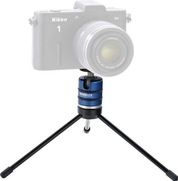 Actual product image Novoflex Micro tripod (Micro Pod + Ball 19) complete (Metal)