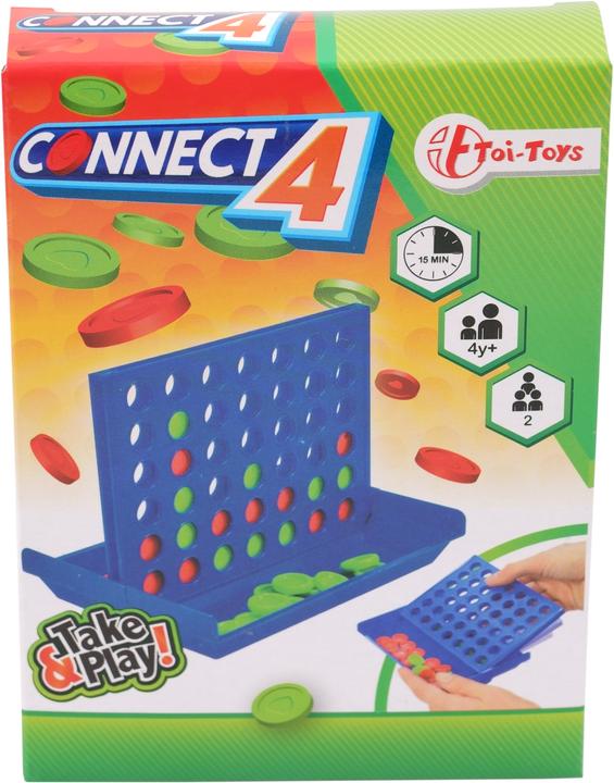 Toi-Toys Connect 4 game (English, German, French, Italian, Swiss German)
