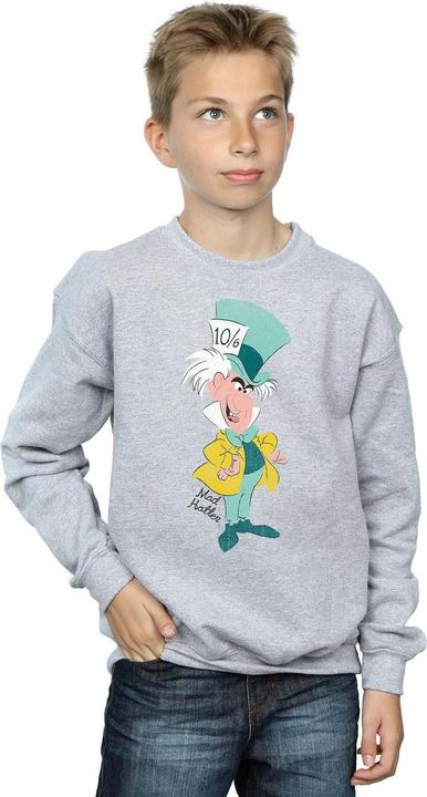 Produktbild Disney Jungen Alice im Wunderland Klassisches Sweatshirt des Hutmachers (152, 158)