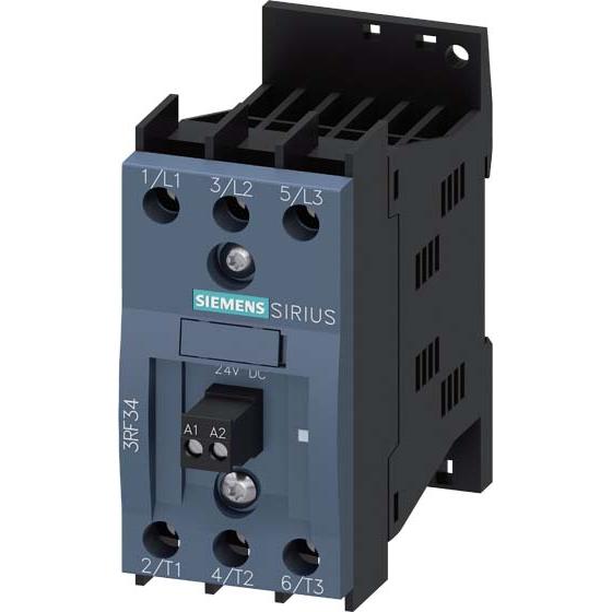 Siemens Contattore di potenza 2,2kW 2S 15-30VDC 5,2A 3RF3405-1BB06, Relais
