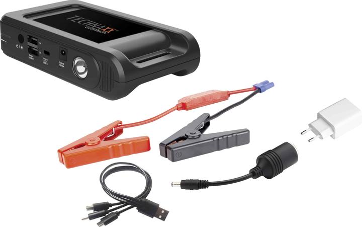 Productafbeelding Technaxx JUMP STARTER POWERBANK TX-218 (12000 mAh, 100 W, 39.60 Wh)